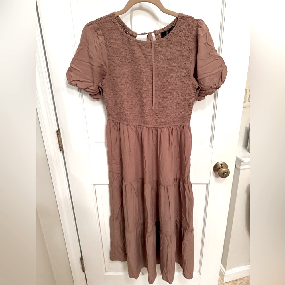 Zesica Boho Smocked summer dress size M